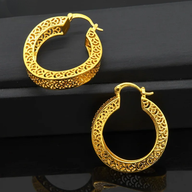 Gold-Plated Two Piece Jewelry Set