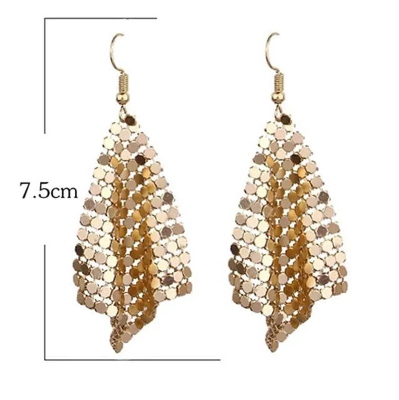 Trendy Acrylic Long Studs Dangle Earrings for Women