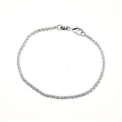 Vintage Thin Silver Color Chains Anklet for Women