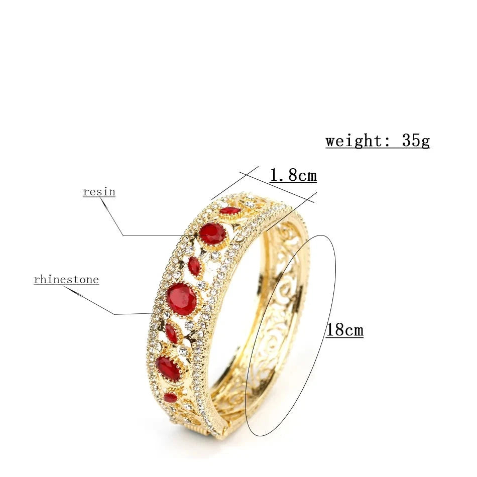 Sunspicems Vintage Round Resin Bangles for Women