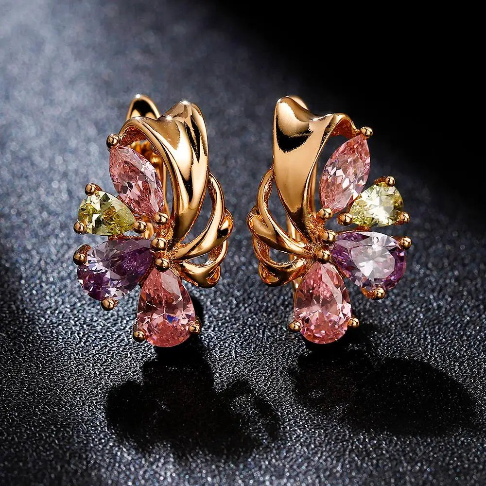 legant Crystal Stud Earrings for Women