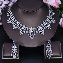 Elegant Bridal Jewelry Set with Cubic Zirconia