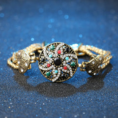 Vintage Indian Heart Bracelet Rings Set for Women (2 Pcs/lot)