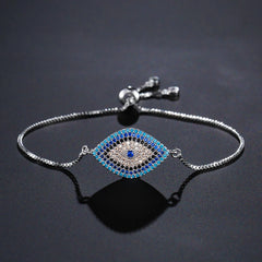 Trendy Gold Color Evil Eye Bracelet