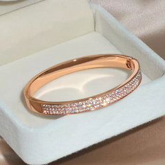 Timeless Crystal Cuff Bangle Bracelets