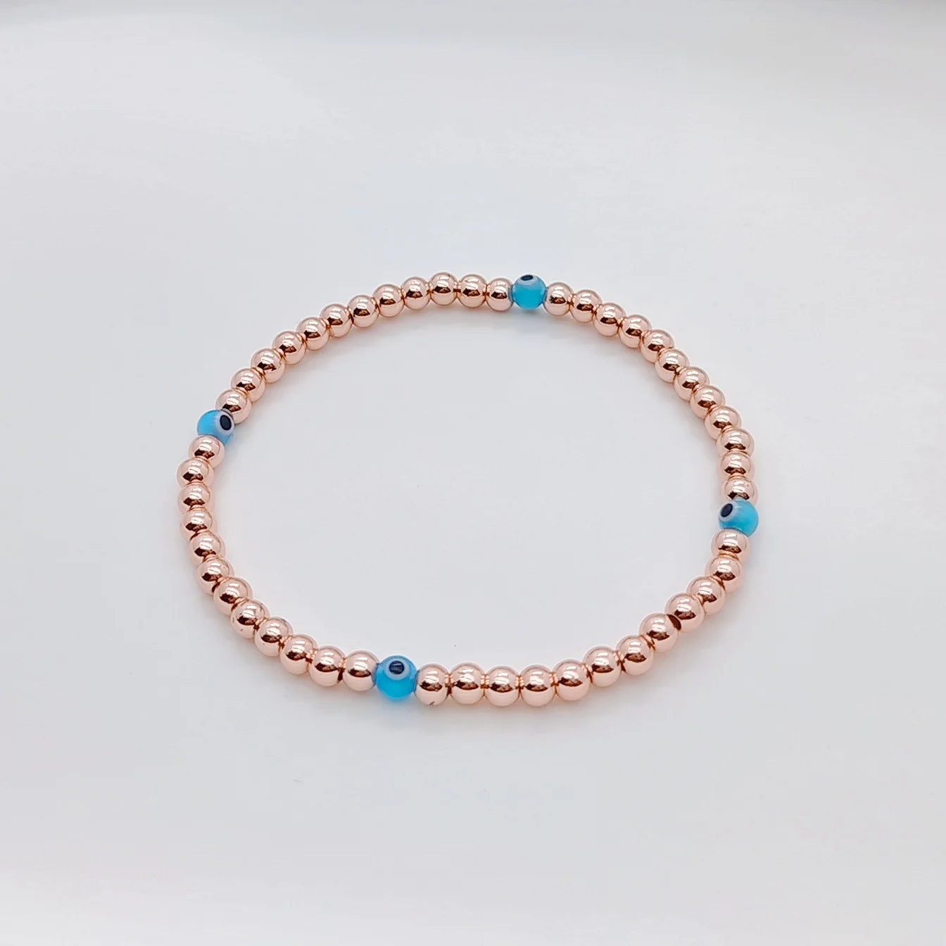 KKBEAD 18k Evil Eye Bracelet for Friends