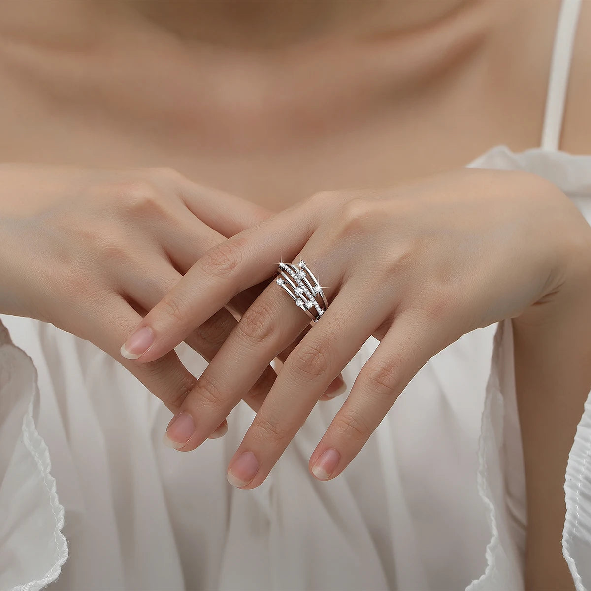 1 Real Moissanite Rings for Women