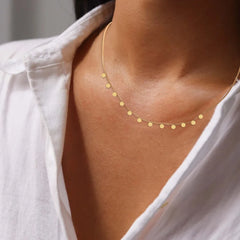 Bohemia Star Heart Collier Golden Chains Necklaces