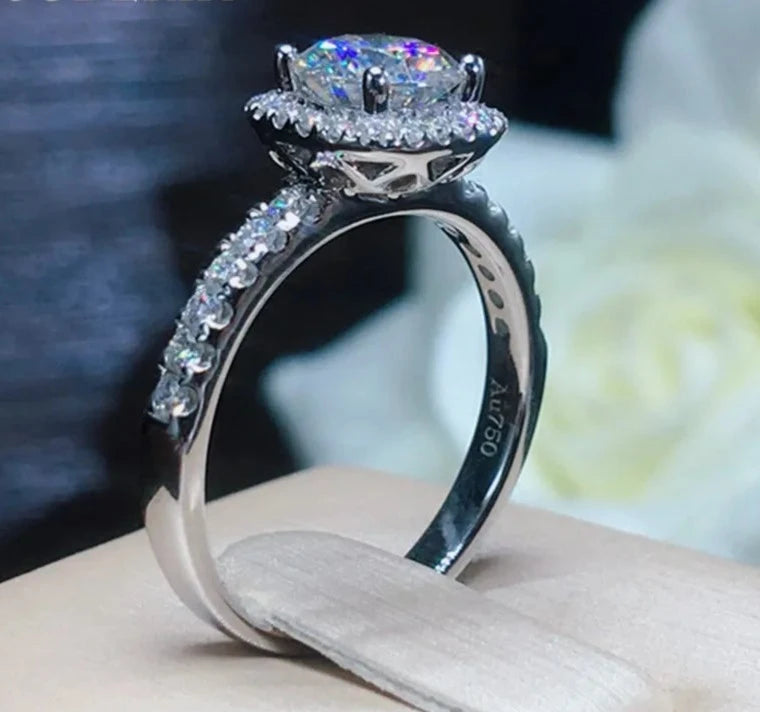 Eternal Moissanite Engagement Ring