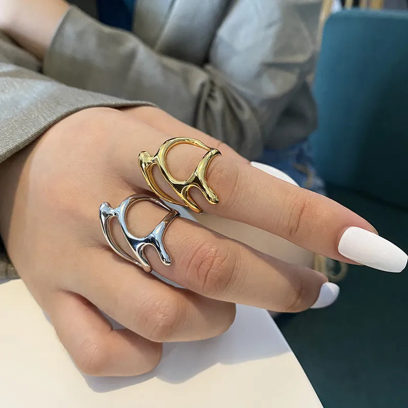 Vintage Irregular Adjustable Rings for Women