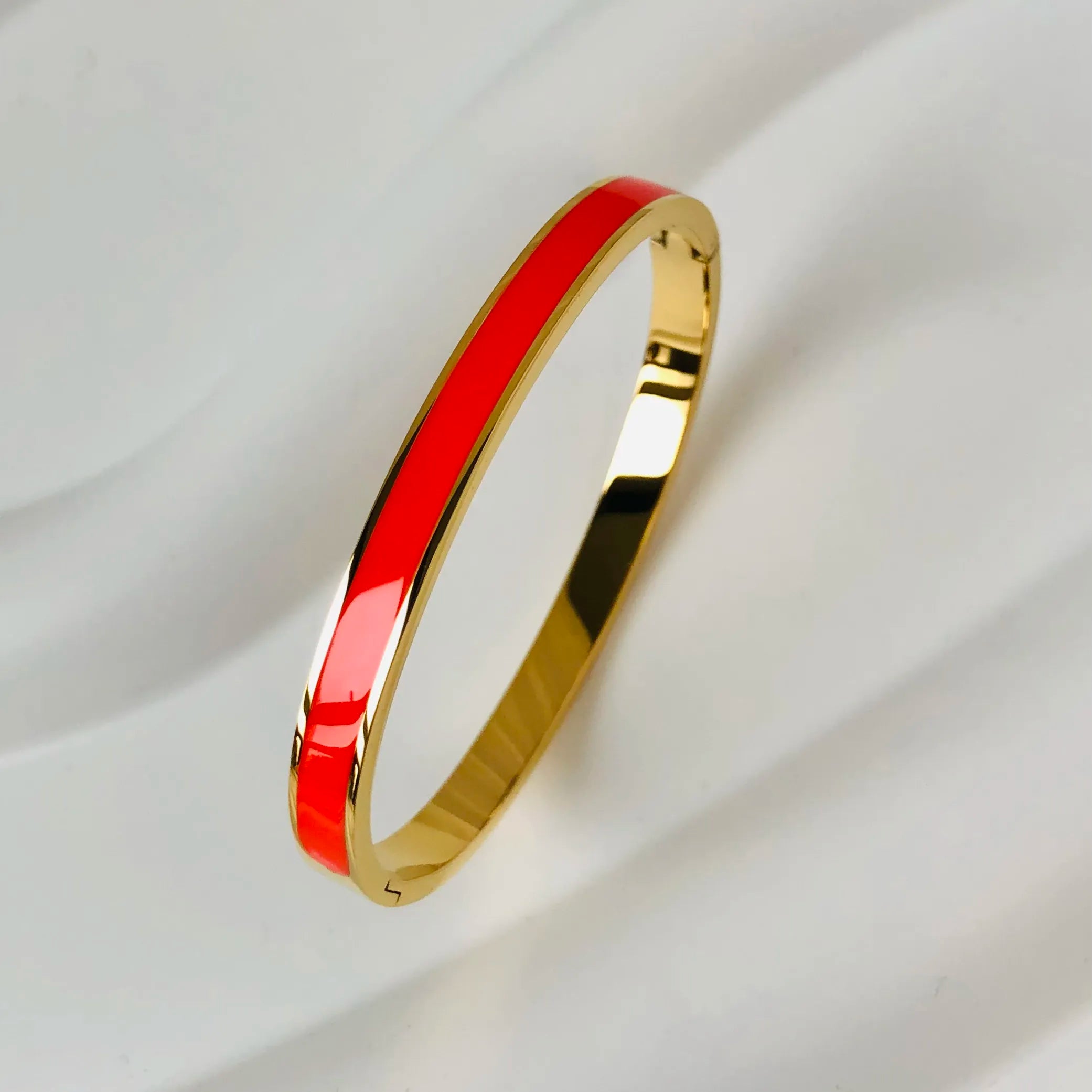 Chic 18K Gold-Plated Zirconia Bangles