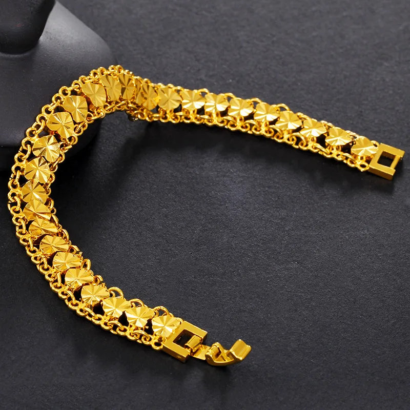 24k Gold Color Bracelet for Women