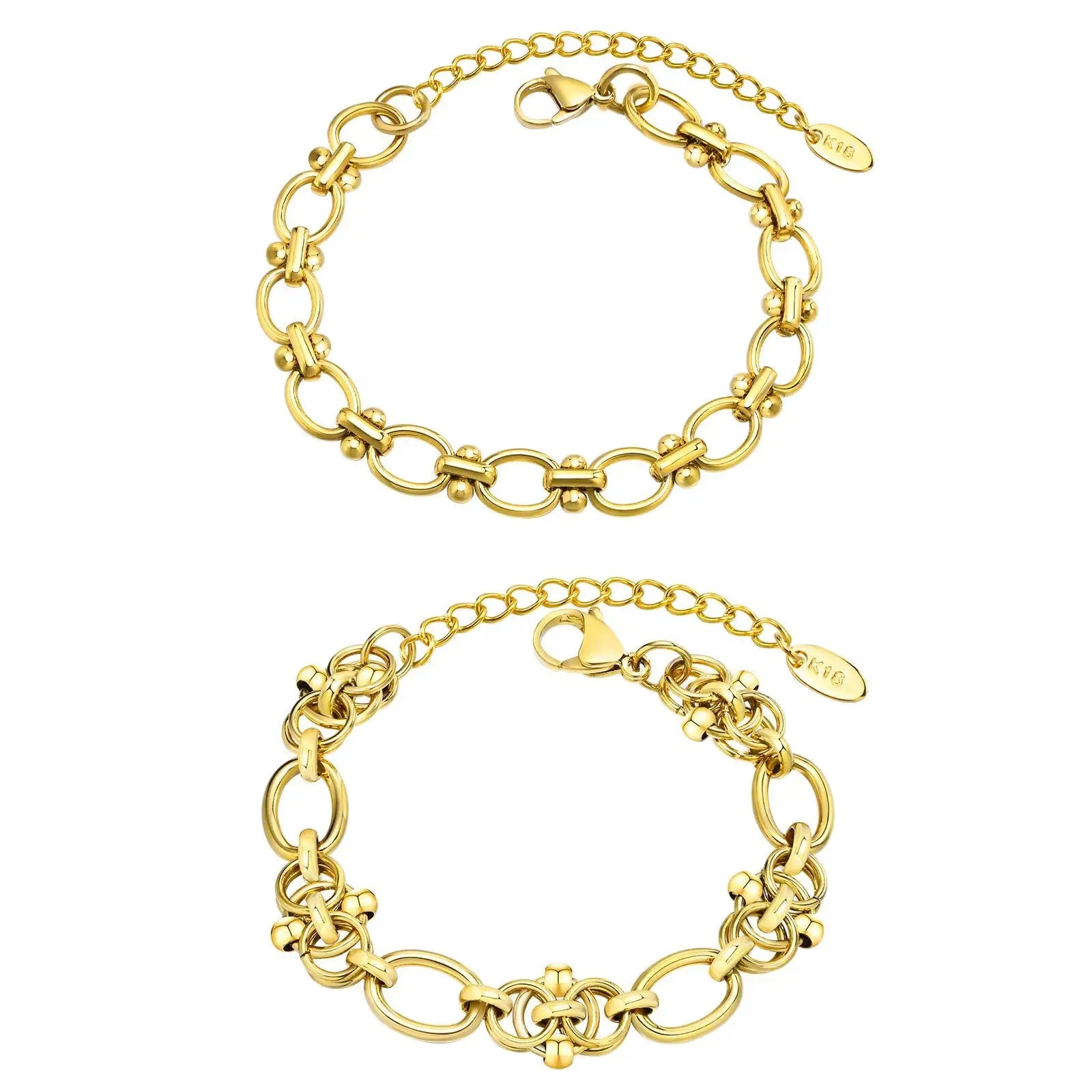 Vantage 18k Gold Chain Bracelet for Women