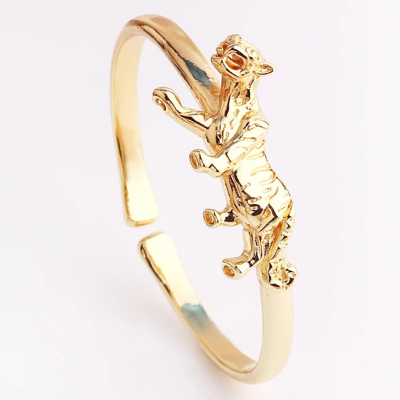 Trendy Animal Pattern Crystal Bangle