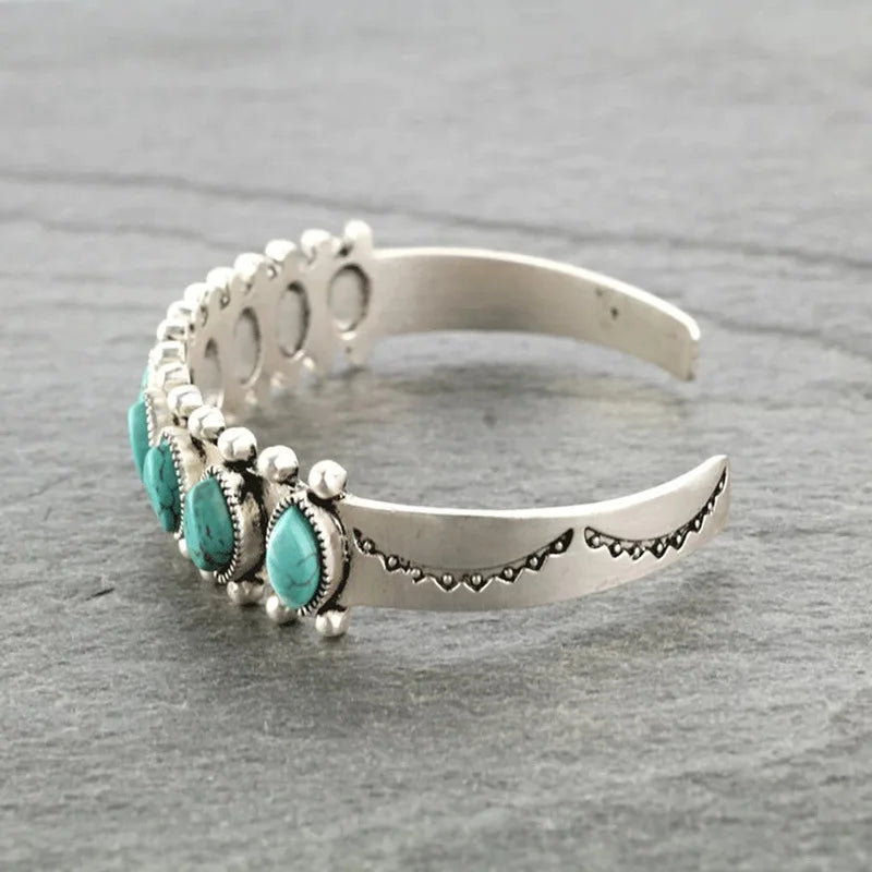 Vintage Tibet Turquoise Bracelet for Women