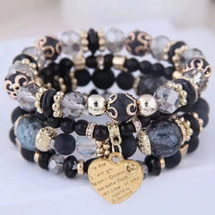 4pcs/set Boho Strand Bracelets For Women