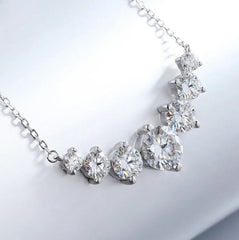 Multi-Carat Moissanite Pendant Necklace