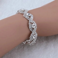 Rhinestone Wrist Chain Luxury Bracelet