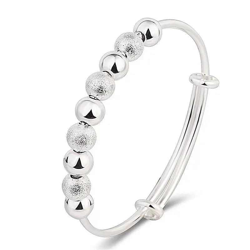 925 Sterling Silver Bead Bracelet