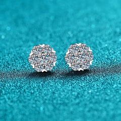 Moissanite Diamond Stud Earrings