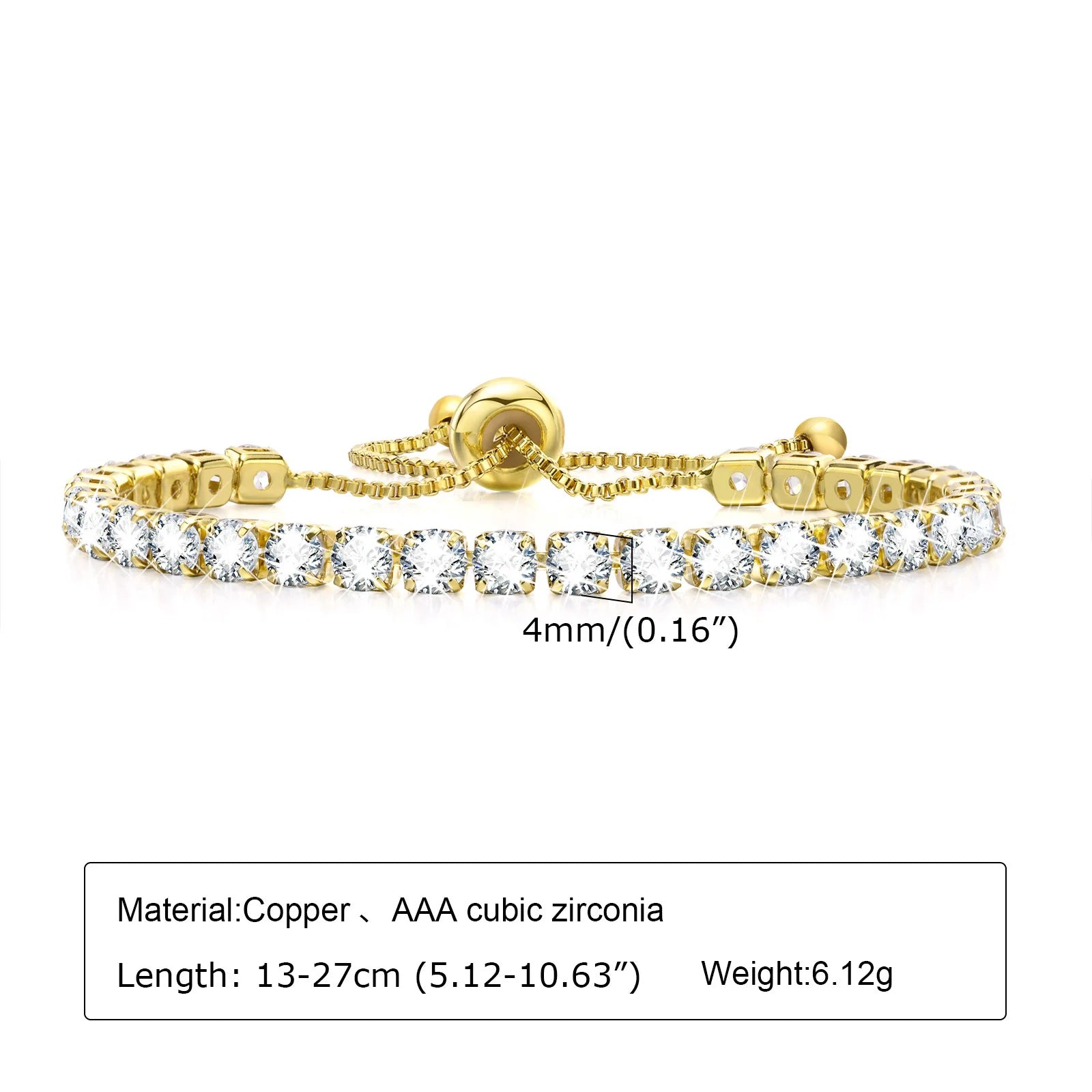 Vantage 18k Gold Chain Bracelet for Women