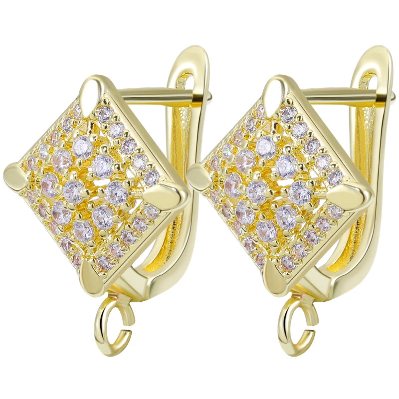 Juya 18K Real Gold and Silver Plated Ear Wire Hooks