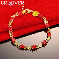 24K Gold Bracelet For Woman