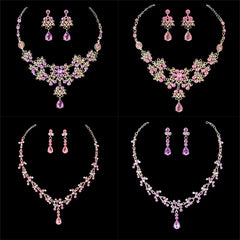 Fashion Rhinestone Bridal Jewelry Set for Women