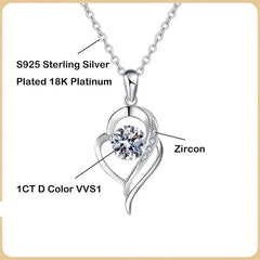 Elegant Moissanite Pendant Necklace