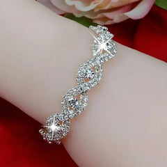 Rhinestone Wrist Chain Luxury Bracelet