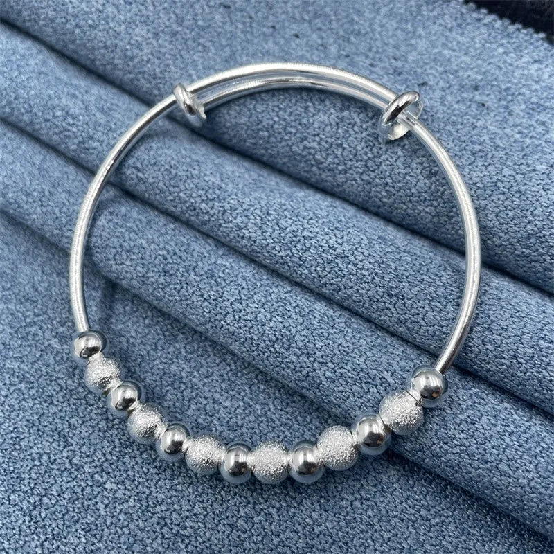 925 Sterling Silver Bead Bracelet