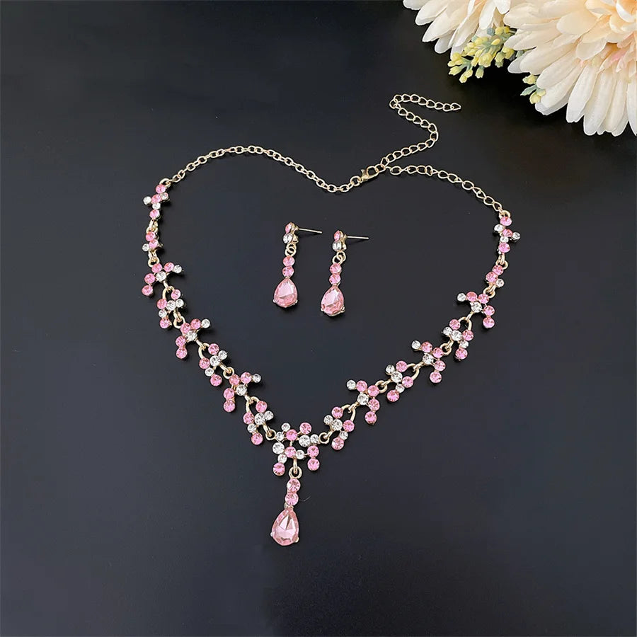 Fashion Rhinestone Bridal Jewelry Set for Women