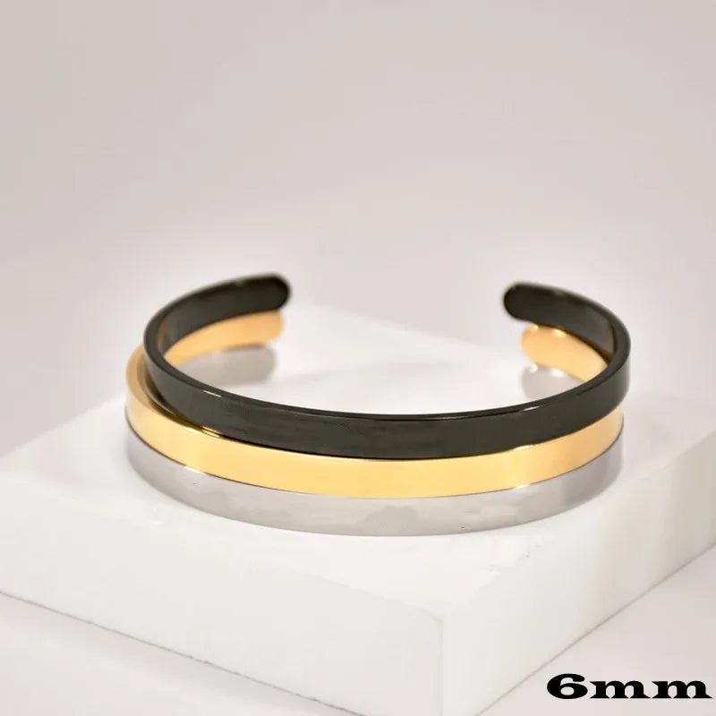 18K Gold-Plated Custom Engraved Bracelet - Personalized for Special Occasions