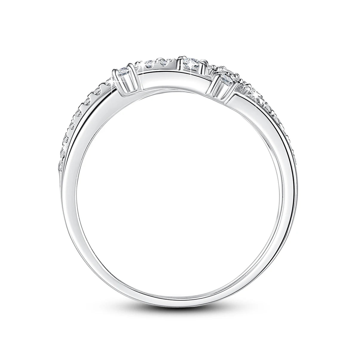 1 Real Moissanite Rings for Women