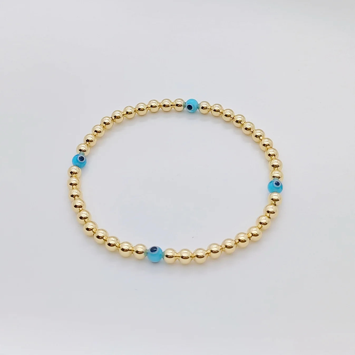 40873497919553KKBEAD 18k Evil Eye Bracelet for Friends