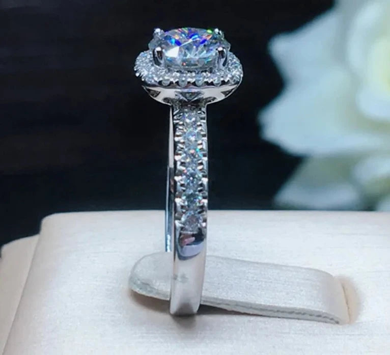 Eternal Moissanite Engagement Ring