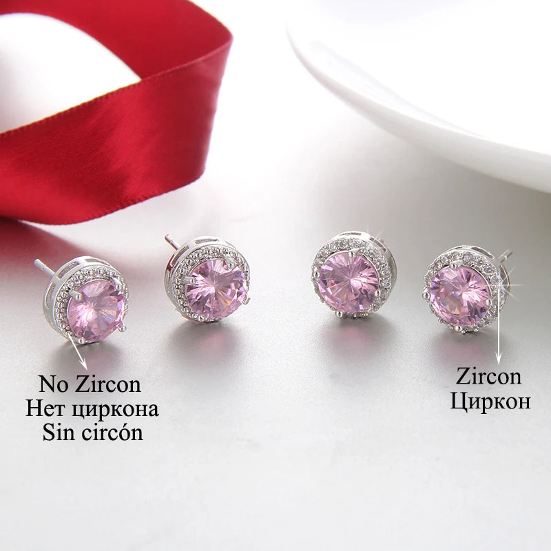 Timeless Cubic Zirconia Stud Earrings