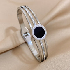 Roman Numeral Bangles Bracelets for Women