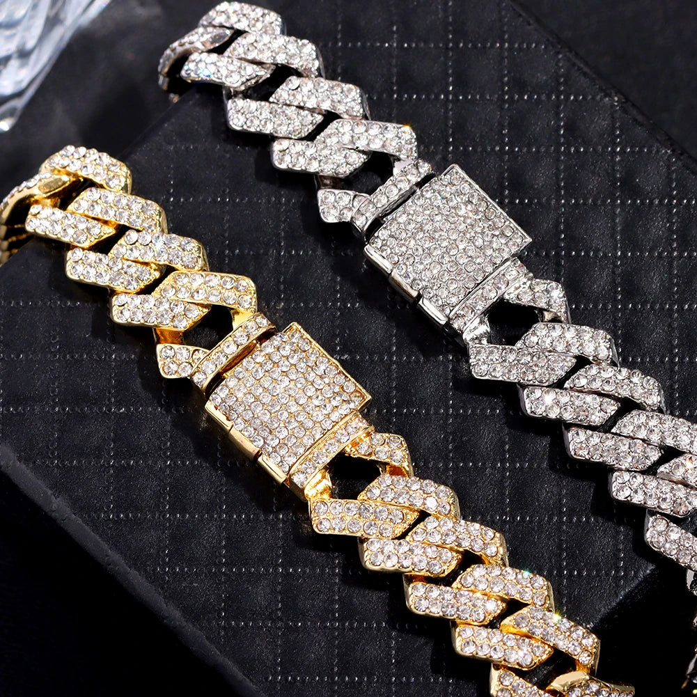 Stylish Rhinestone-Adorned Anklet Bracelet