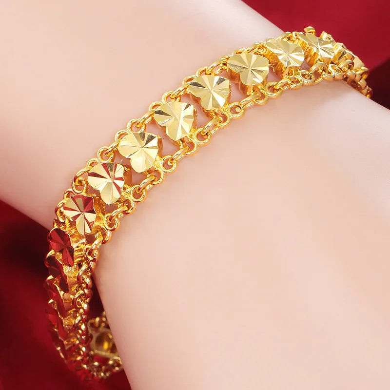 24k Gold Color Bracelet for Women